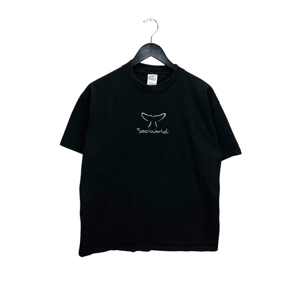 Urban Outfitters Other - SeaWorld Whale Tail Y2K Black T-Shirt Medium Tee